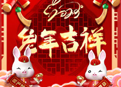 玉兔送福，開門大吉！廣東微肽給您拜年了！